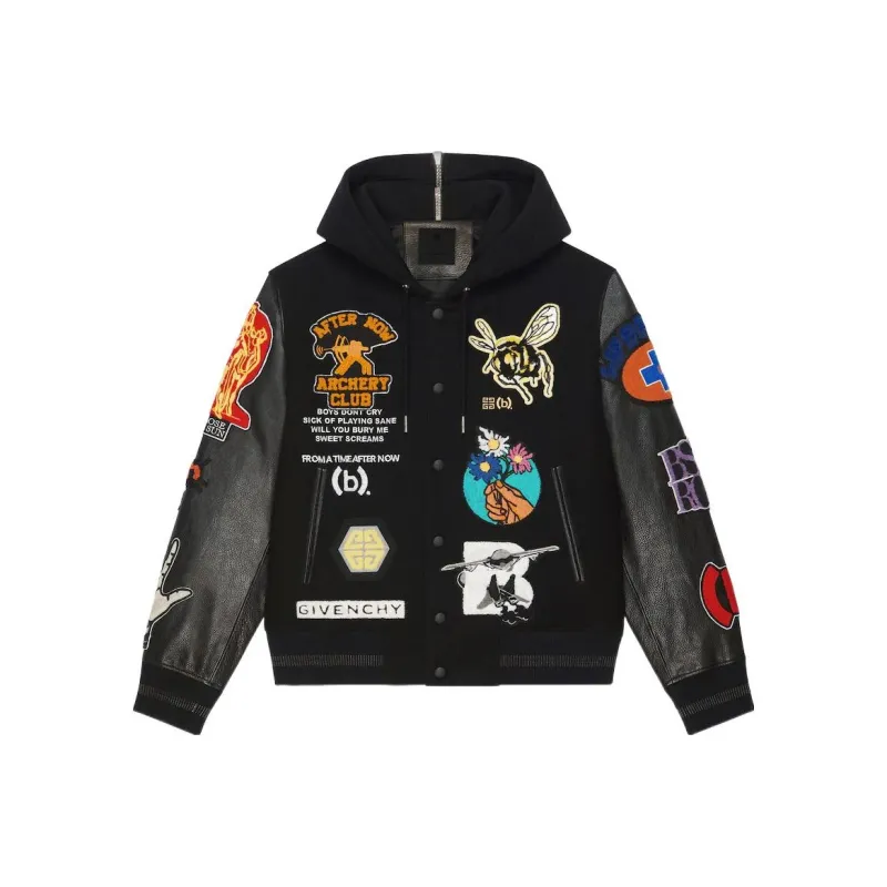 Givenchy Hooded Varsity Jacket-0
