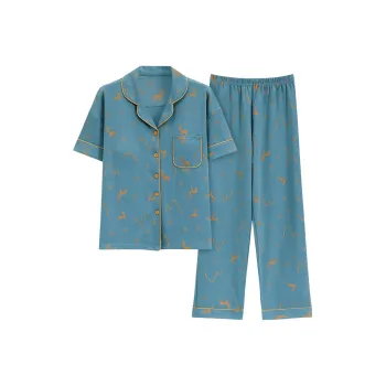 MADALLO Pajama Set Women's Peacock Blue