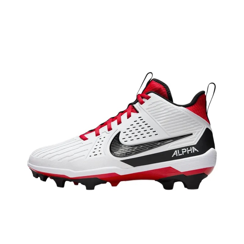 Nike Alpha Menace Strong White University Red Dark Smoke Grey Black-0