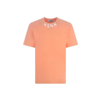 MSGM T Shirts Men Orange