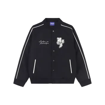 CHIGGALAB Loose Fit Jacket Unisex Black