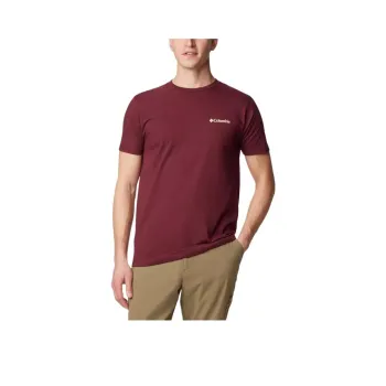 Columbia Pine Canyon T Shirts Men Red
