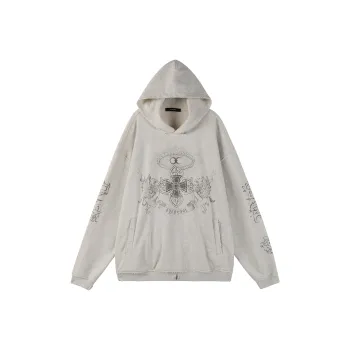OVERCOOL Sweatshirt Unisex White Limestone