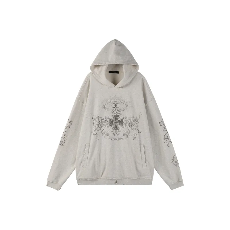 OVERCOOL Sweatshirt Unisex White Limestone-0