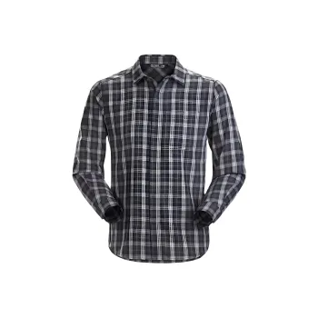 Arcteryx COVERT LT Shirt Men's Gray Plaid