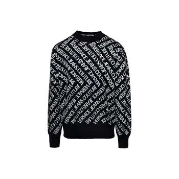 VERSACE JEANS COUTURE Sweatshirts Men Black