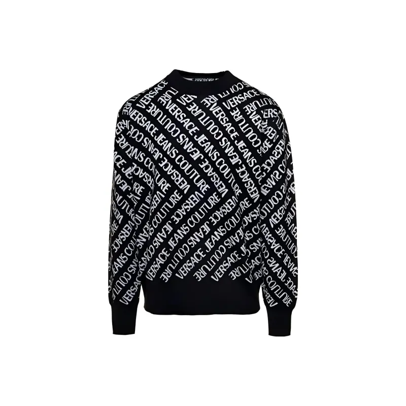 VERSACE JEANS COUTURE Sweatshirts Men Black-0