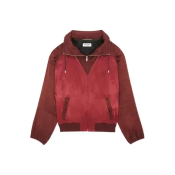 SAINT LAURENT FW22 Jackets & Coats Men's Burgundy