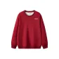 Burgundy Fleece-Lined[White Embroidery]