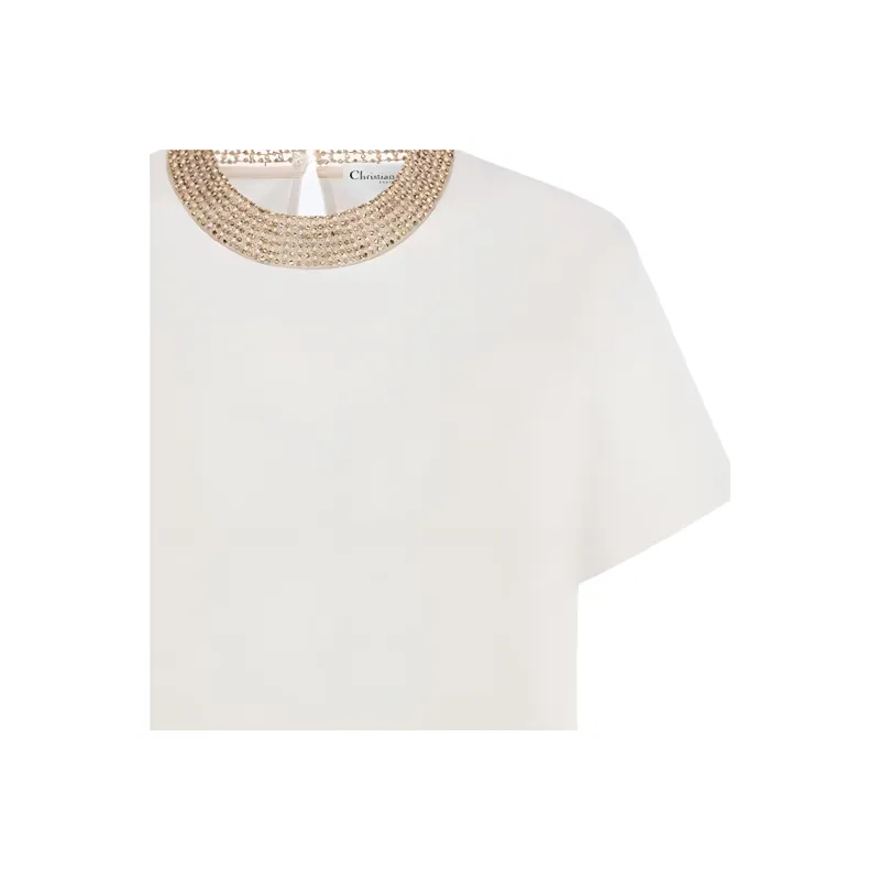 DIOR T Shirts Women's Beige-5