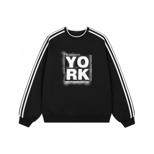 JEANSWEST Sweatshirt Unisex Black