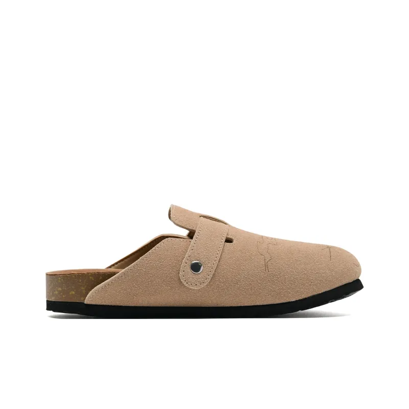 ABCIO Odor Resistant Slip Resistant Closed Toe Slippers Women's Sand Dune-5