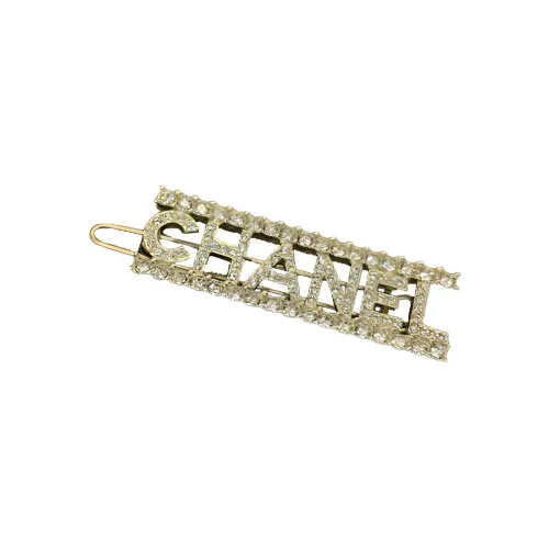 CHANEL Hair Clips Women's Gold