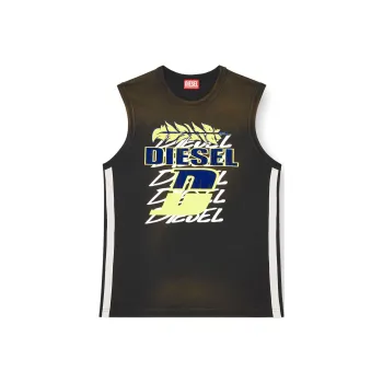 DIESEL Tank Tops Men Black