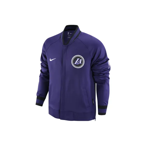 Nike Nba Los Angeles Lakers Showtime City Edition Dri Fit Jacket