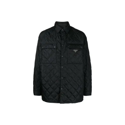 PRADA Jackets Men Black