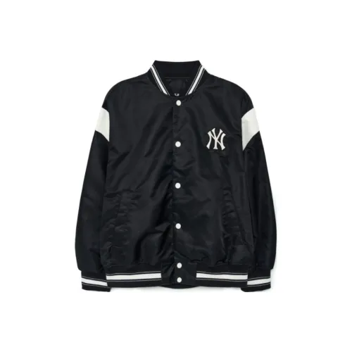 MLB Nylon Varsity Jackets Coats Unisex Black