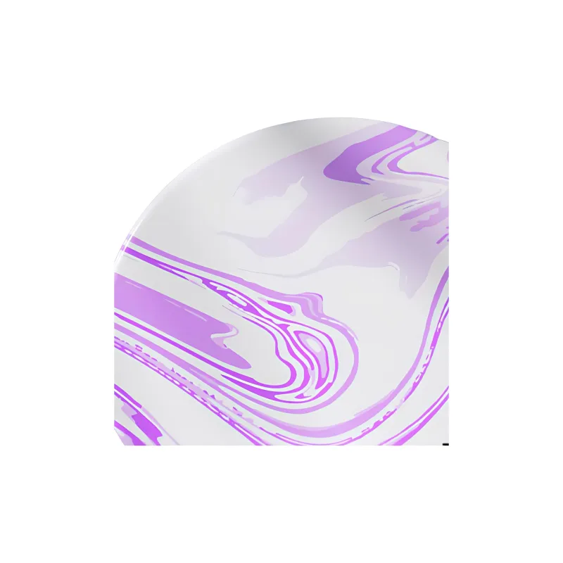 Watertime Swimming Caps Silicone Swim Women's Quicksand Purple-1