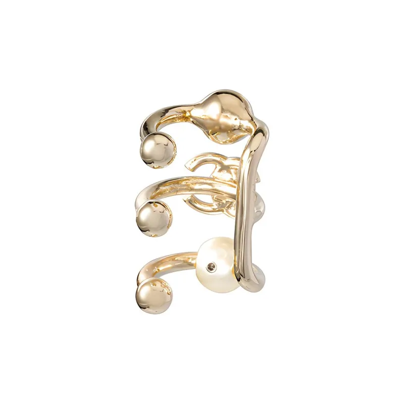 CHANEL 22c Early Spring Earrings Women's Gold-2