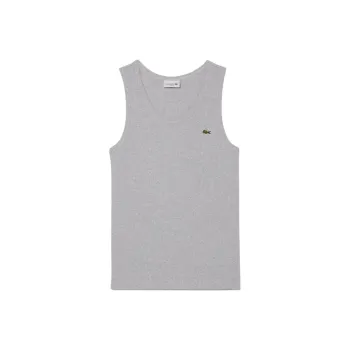 LACOSTE Logo embroidered Tank Top