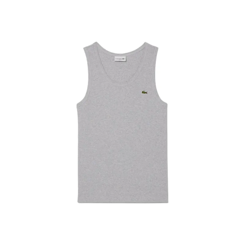 LACOSTE Logo embroidered Tank Top-0