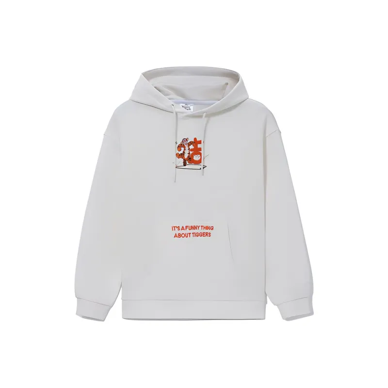 LiNing x Disney Sweatshirt Unisex Couple's White-0