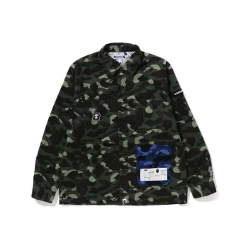 A BATHING APE X Undefeated Color Camo Flannel Jacket