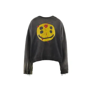 SAINT Mxxxxxx X Cactus Plant Flea Market Smile Sweatshirt