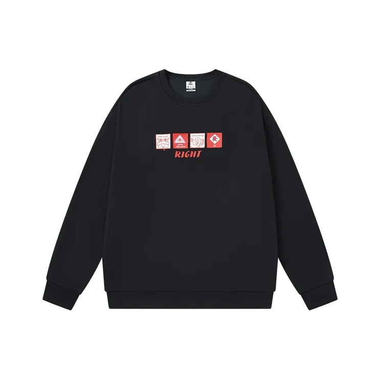 PEAK Fashion Collection Sweatshirt Unisex Black-0