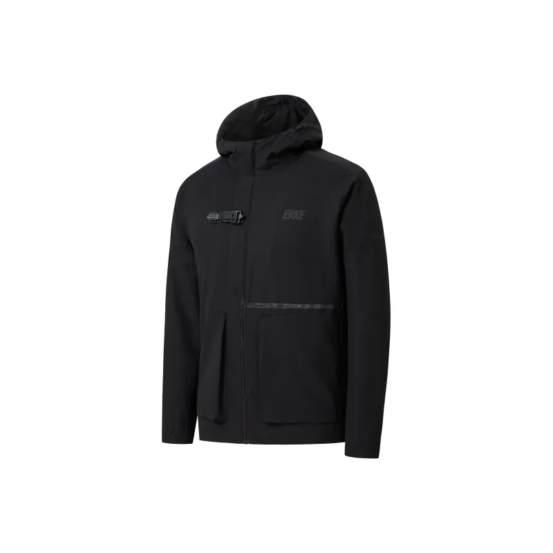 Erke Jackets Men Jet Black-0