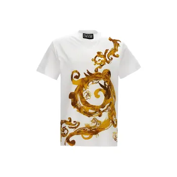 VERSACE JEANS COUTURE Barocco Printed Crewneck T Shirt
