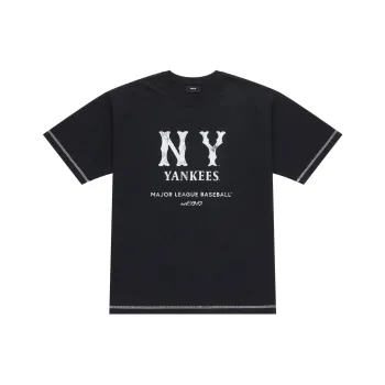 MLB New York Yankees Basic Collection SS25 T Shirt Unisex Black