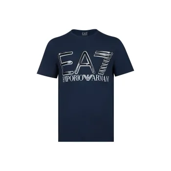 EMPORIO ARMANI EA7 T Shirts Men Blue