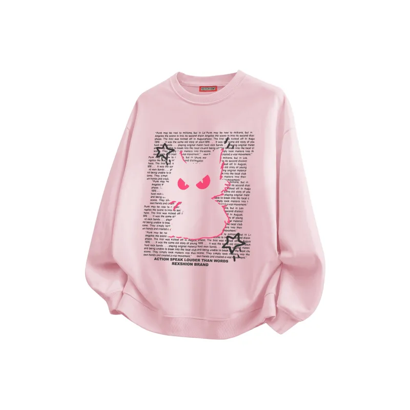 REXSHION Sweatshirt Unisex White-11