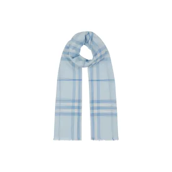 Burberry Checked Wool Scarf