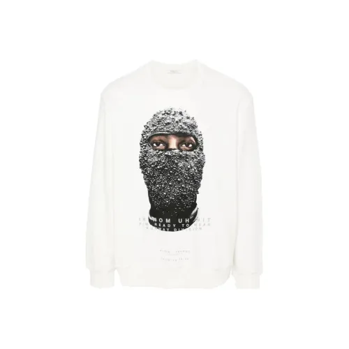 IH NOM UH NIT Mask Printed Crewneck Sweatshirt