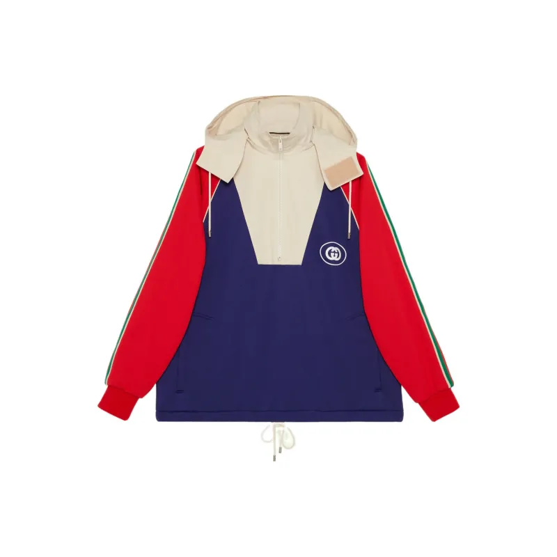 GUCCI Logo Half Zip Jacket-0