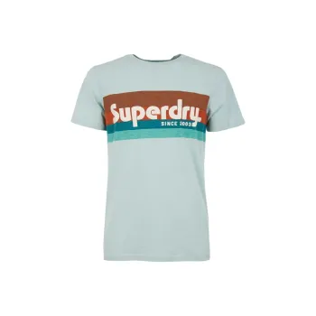 SUPERDRY T Shirt Men's Blue Gray