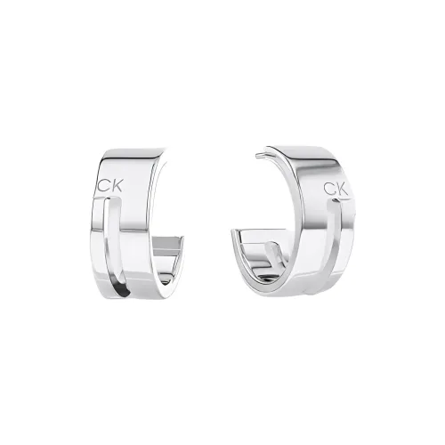 CALVIN KLEIN Steel Earrings Women's Silver