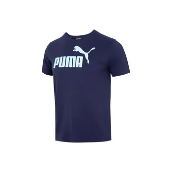 PUMA ESS T Shirts Men Dark Blue