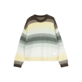 OVERCOOL FW24 Knitwear Unisex Yellow Green Striped