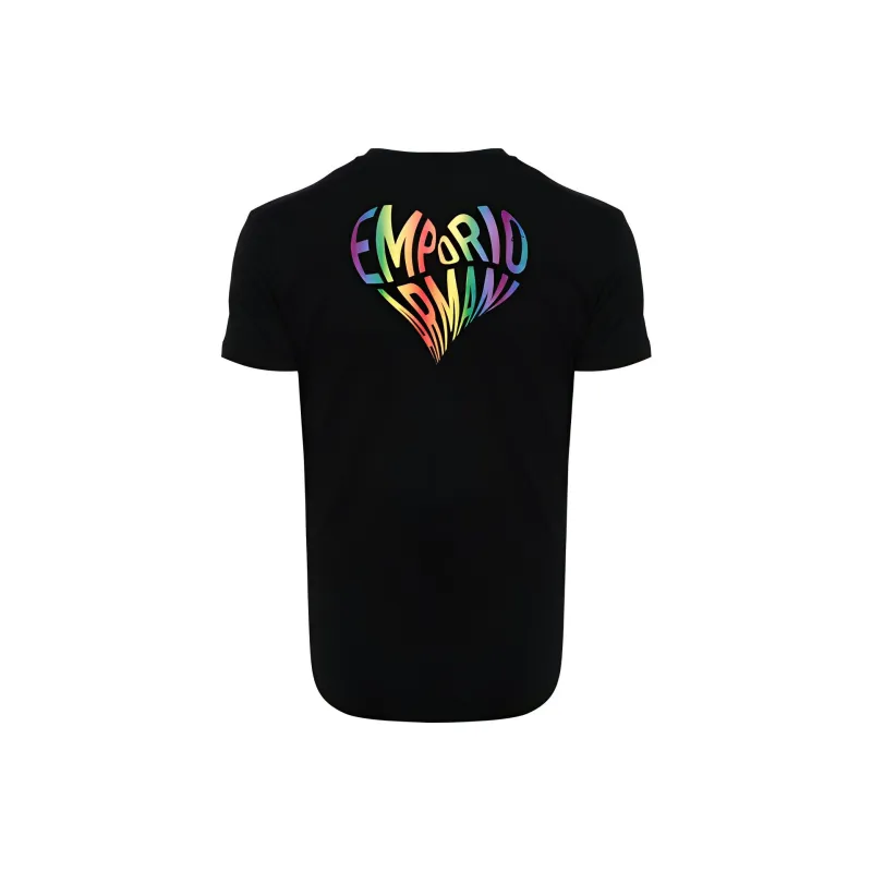 EMPORIO ARMANI Logo print T shirt-1