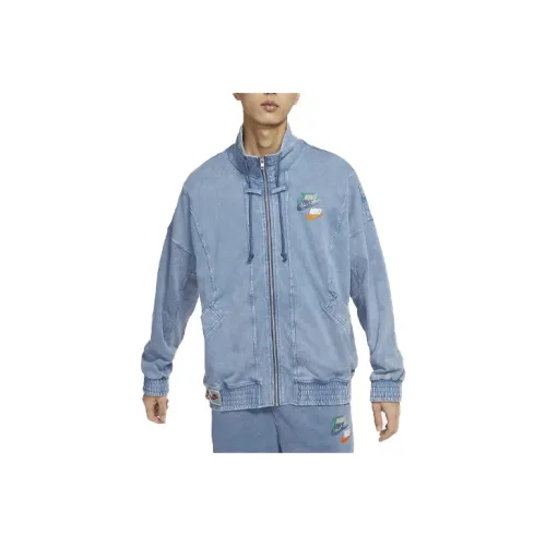 nike sneakers Jackets Men Stone Blue