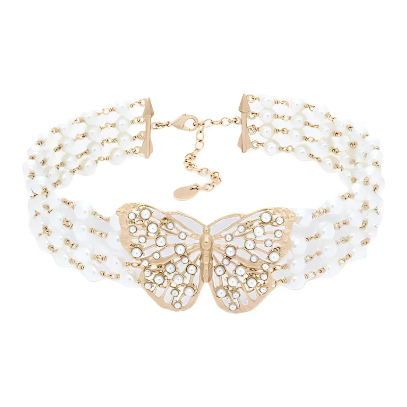 DIOR Resin Necklaces Women's Gold-0