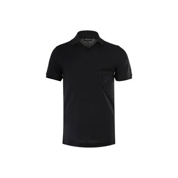 GIORGIO ARMANI Polo Shirts Men Dark Blue