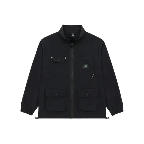 New Balance Jackets Men Black