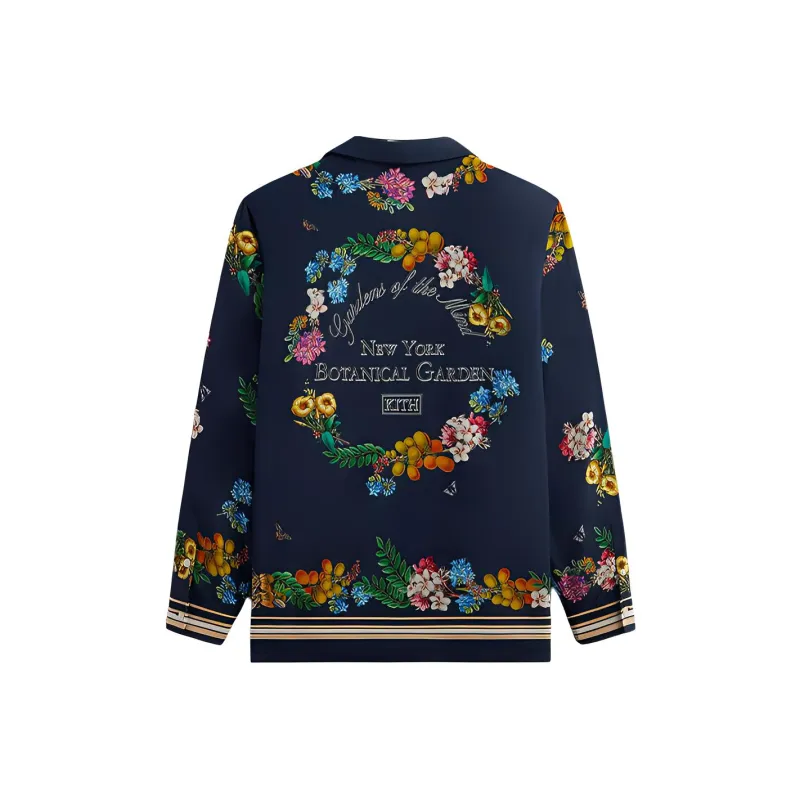 KITH X New York Botanical Garden Floral Border Long Sleeve Thompson Shirt-1