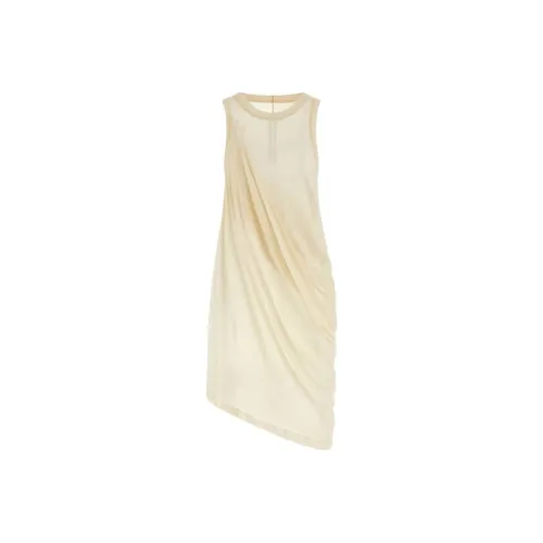 RICK OWENS High Waist Draped Mini Skirt