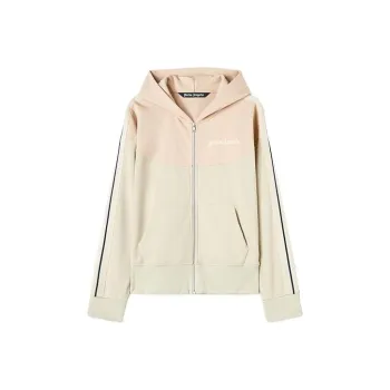 PALM ANGELS Two Tone Hooded Track Jacket