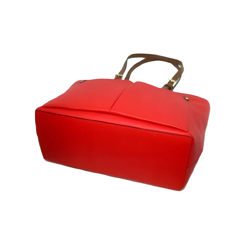 MICHAEL KORS Jet Set Travel Cotton And Polyurethane Tote Bag Shopping Bag Handbag Shoulder Bag Women's Red-3